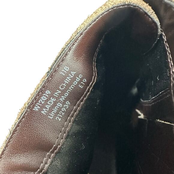 Cole Haan Harrington Grand Riding Taupe Suede Ankle Boots Size 11 Classic Chic - Picture 5 of 11